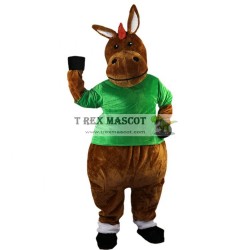 Brown Donkey Mascot Costumes