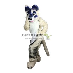 Long Fur Fox Dog fursuit Mascot Costumes for Adults