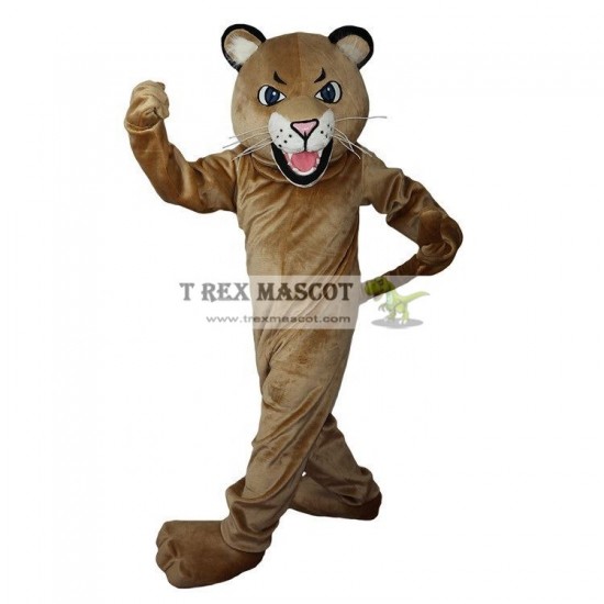 Brown Leopard Panther Mascot CostumesFor Adults