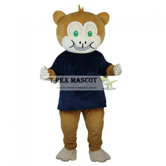 Brown Monkey Adult Cosplay Mascot Costumes