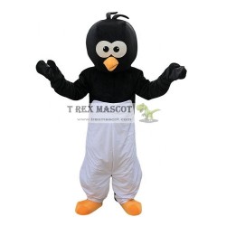 Black White Crow Mascot Costumes for Adult