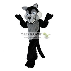 Gray Wolf Wolfish Fursuit Mascot Costumes