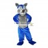 Blue Wolf Wolfish Mascot Costumes for Adults