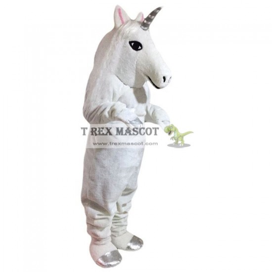 White Horse Unicorn Mascot Costumes