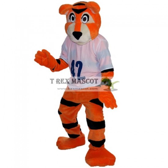 Sport Orange Tiger Mascot Costumes