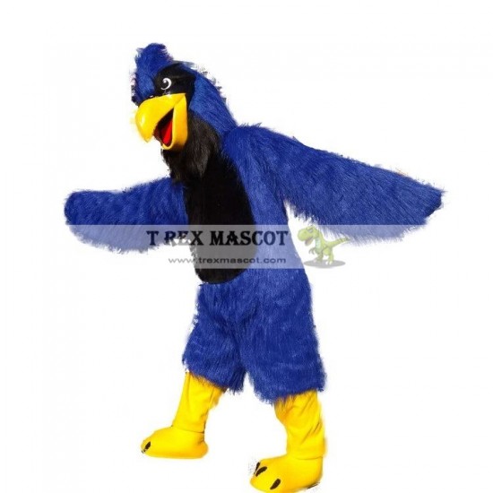 Blue Eagle Mascot Costume for Party