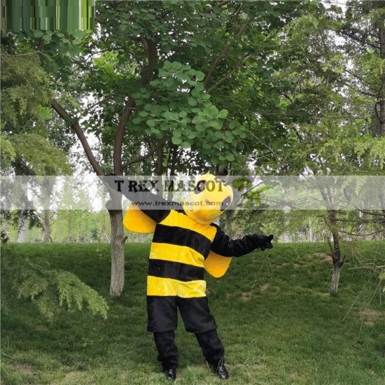 Characteristic Fursuit Bee Mascot Costumes for Adults