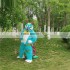 Plush Blue Dragon Furry Mascot Costume for Adults