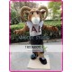 Bighorn Ram Mascot Costume Long Horn Goat