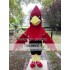 Red Jay Mascot Costume Red Eagle Plush Mascot