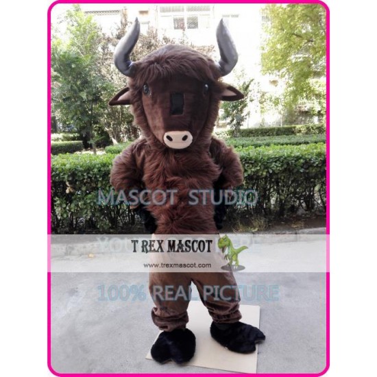 Highland Bull Mascot Costume Basion