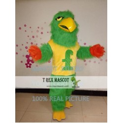 Green Falcon Mascot Costume Plush Green Hawk Eagle Mascot