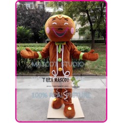 Gingerbread Mascot Costume Ginger Bread Christmas