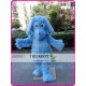 Plush Blue Dog Mascot Costume