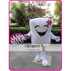 Female Tooth Teeth Toothbrush Mascot Costume