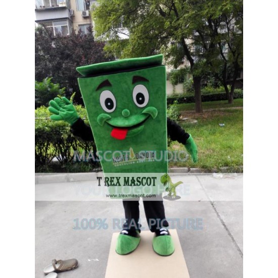 Garbage Bin Mascot Costume Garbage Can Rubbish Bin Mascot