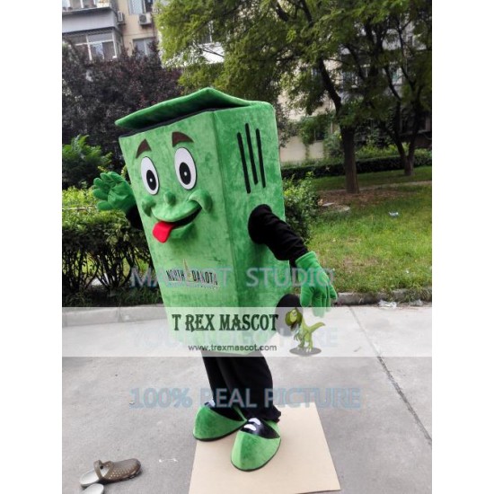 Garbage Bin Mascot Costume Garbage Can Rubbish Bin Mascot