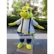 Yellow Rhino Mascot Costume