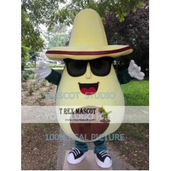 Avocado Mascot Costume Fruit Mascot