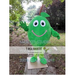 Olive Mascot Costume Green Olive Mascot