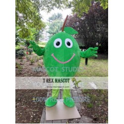 Olive Mascot Costume Green Olive Mascot