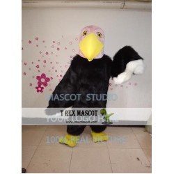 Eagle Mascot Costume Pink Bald Eagle