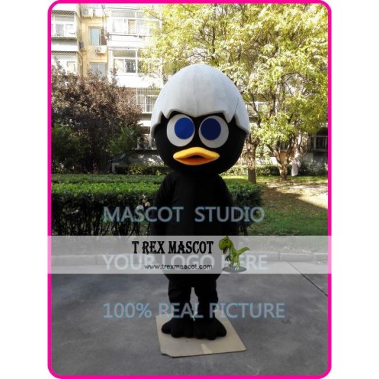 Black Chick Mascot Costume