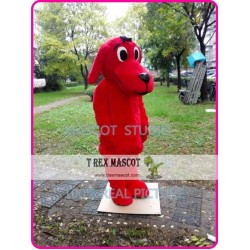 Red Dog Mascot Costume