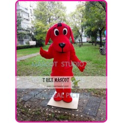 Red Dog Mascot Costume