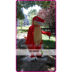 Orange Dinosaur Mascot Costume Dragon