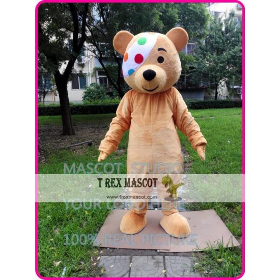 One Eye Bear Mascot Costume