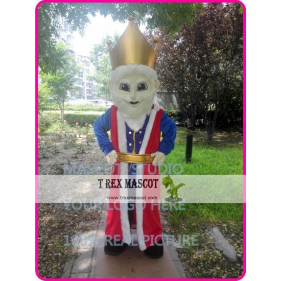 King Mascot Costume Pope