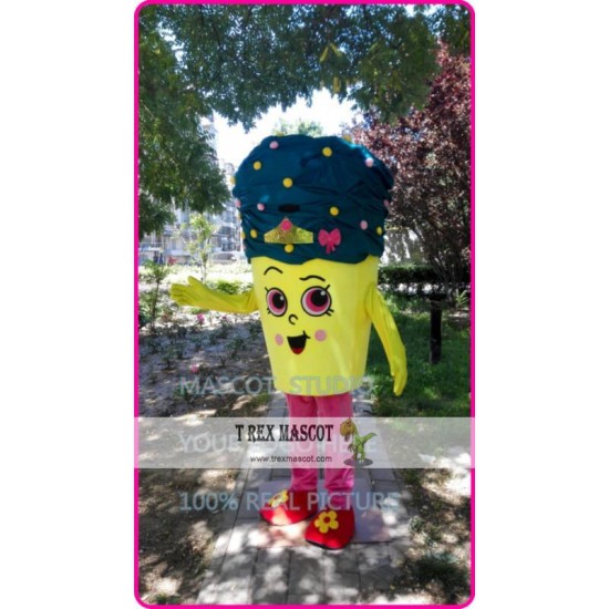 Cupcake Icecream Mascot Costume