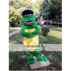 Green Turtle Mascot Costume