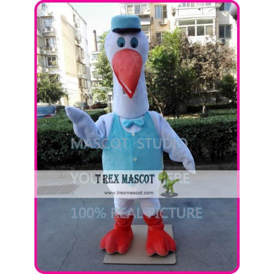 Stork Mascot Costume