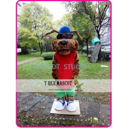 Brown Dog Mascot Costume