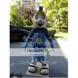 Blue Knight Mascot Spartan Costume Trojan Cosplay Cartoon Anime