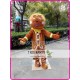 Gingerbread Mascot Costume Christmas Ginger Bread Christmas