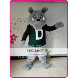 Grey Bulldog Mascot Costume Bull Dog Anime