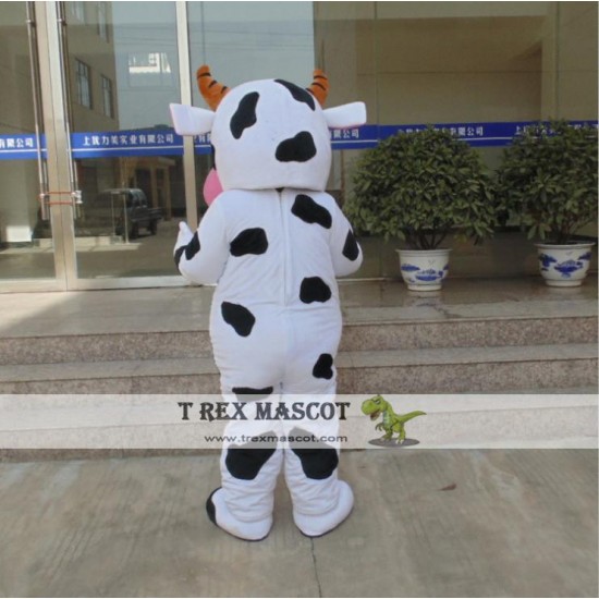  Farm Dairy Cow Mascot Costume Cartoon