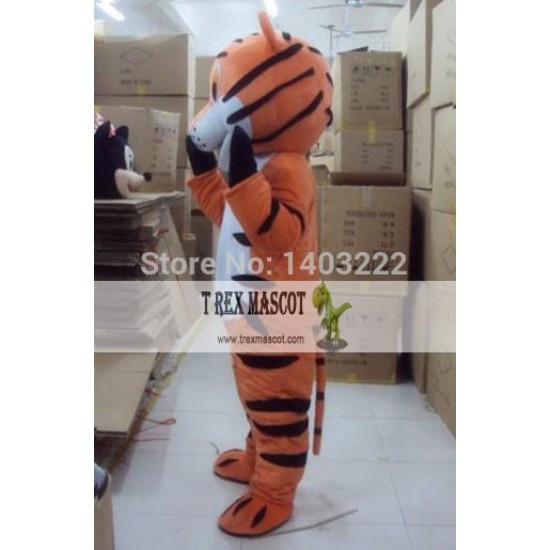 Christmas Halloween Funny Animal Tiger Mascot Costume