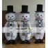 Christmass And Snowman Mascot Costume And Christmas Snowman Mascot Costume