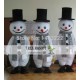 Christmass And Snowman Mascot Costume And Christmas Snowman Mascot Costume