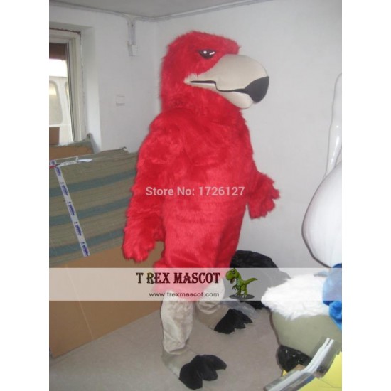 Mascot Red Hawk Mascot Eagle Falcon Costume