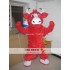 Mascot Red Cow Mascot Bull Cattle Costume