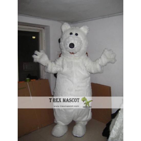 Polar Bear White Bear Mascot Costume Anime Cosplay