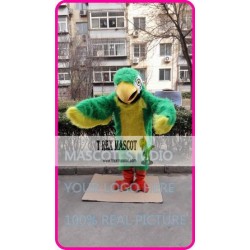 Green Plush Parrot Mascot Costume