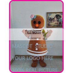 Mascot Gingerbread Mascot Costume Anime Cosplay