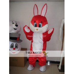 Mascot Easter Red Rabbit Mascot Bunny Costume