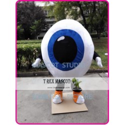 Eyeball Mascot Costume Blue Eye